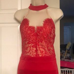 Red Lace Dress